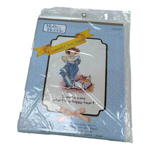 Holly  Hobbie Counted Cross Stitch Kit Sweet Dream Happy Heart Distlefink NEW